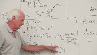 Heat Transfer 29  Heat transfer in tubes examples Overall heat transfer coefficient [upl. by Allemac5]