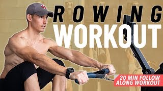 The PERFECT BEGINNER Rowing Workout [upl. by Kilroy]