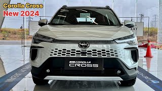 New 2024 Toyota Corolla Cross L8V Best SUV Super Luxury Exterior and Interior Walkaround Detial [upl. by Nodyroc201]