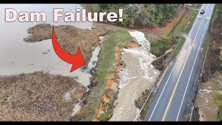 DAMS FAIL IN NORWAY SOUTH CAROLINA  Flash Flooding Tears through South Carolina AGAIN 1172024 [upl. by Ailev]