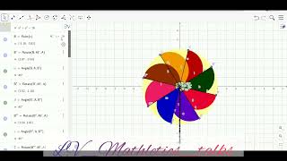 Play Circle and semi circle animation in GeoGebra youtubeeducation [upl. by Aleusnoc688]