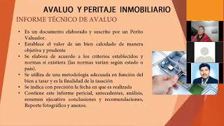 Avaluo y peritaje inmobiliario  SEINCO  CAO [upl. by Jona]