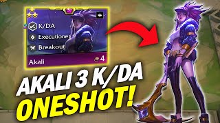 AKALI 3 ⭐⭐⭐ KDA EXPLOTA LO QUE TOCA  TFT Set 10 [upl. by Rusty]