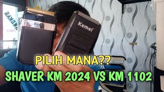 PERBANDINGAN SHAVER KEMEI 2024 DENGAN KEMEI KM 1102 [upl. by Diarmuid]