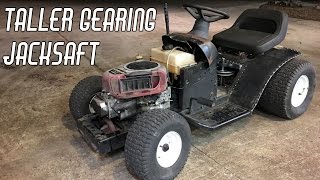 Racing Mower Pt 5 Even More Speed amp Jackshaft [upl. by Arbmahs]