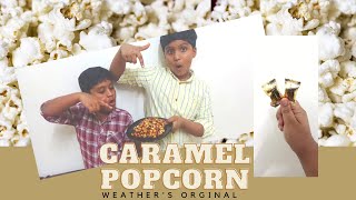 Popcorn With Candies  Werthers Originals popcorn  Easy Caramel Popcorn Recipe [upl. by Corrie241]