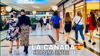 LA CAÑADA SHOPPING CENTRE  MARBELLA MALAGA SPAIN MALL WALKING TOUR IN OCTOBER 20214K [upl. by Natalee]