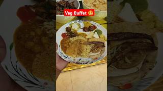 Veg 💥💢 Buffet Items Fully Loaded 😍 Tasty Food Eating 🤤telugufood teluguvlogsvegbuffetvegetarian [upl. by Laleb]