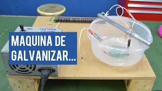 🔨 Maquina de galvanizar casera y economica Cobreado niquelado cromado y zincado [upl. by Lindy]