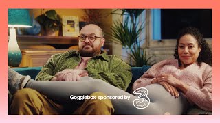 Gogglebox Idents  Gogglebox sponsored by Three [upl. by Heigho664]