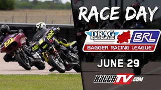 2024 Bagger Racing League Round 3  Gingerman Raceway  Full Live Broadcast [upl. by Retsevlis]