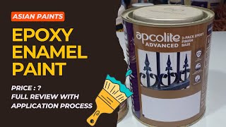 Epoxy Enamel Paint for Metal  Save your Metal from Rust [upl. by Woodford]