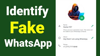 How To Identify Fake WhatsApp Number  3 Simple Ways Identify Fake WhatsApp Number [upl. by Anaul]