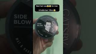 Gatsby Hair Wax❤️ best wax for strong hold hairstyleyoutubestylishshortsgatsbylookaddhairwax [upl. by Arrac]