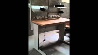 Motorized Height Adjustable Workbench [upl. by Nolat]