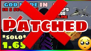 ❌ PATCHED ❌ SOLO 👤 GOD MODE GLITCH IN GTA 5 ONLINE 😍 165  Mr Notrex [upl. by Ellenoj156]