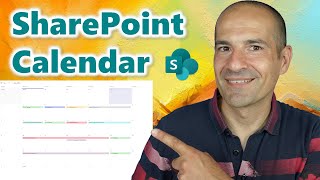 📆How to create a modern and colorful calendar view in SharePoint [upl. by Yoho826]