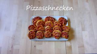 Pizzaschnecken I Fingerfood I einfach schnell gezaubert [upl. by Philan]