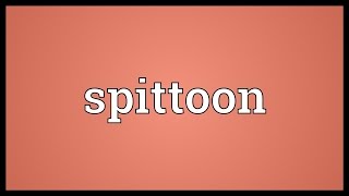 Spittoon Meaning [upl. by Atiraj]