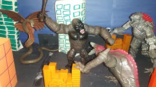 Kong vs SkullCrawler vs Warbat vs Mechagodzilla [upl. by Crispin621]