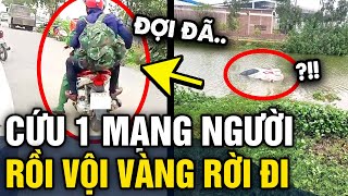 Trên đường XUẤT NGŨ về nhà 2 cha con CỨU MẠNG người phụ nữ rồi VỘI VÀNG RỜI ĐI  Tin 3 Phút [upl. by Hayifas]