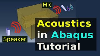 Acoustics  Intermediate level Tutorial  Abaqus [upl. by Malvia]