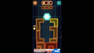 block puzzle games mobile app tic tac toe glow block tower [upl. by Lidaa]