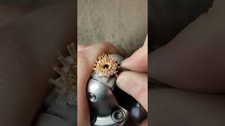 The moment of setting the diamondjewelry rings handmadejewellery [upl. by Nibor]