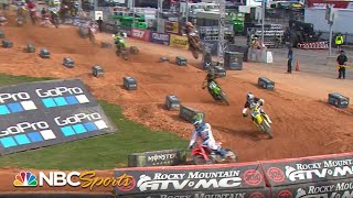 2023 Supercross Round 13 in Atlanta  EXTENDED HIGHLIGHTS  41523  Motorsports on NBC [upl. by Anaiviv441]