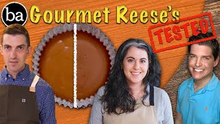 How to Make Homemade Gourmet Reeses Bon Appétit Test 18 [upl. by Arhas]