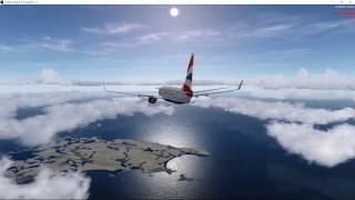 BA EGPHEGJJ full setup and flight with Simbrief Aivlasoft EFB and ProATC X Part 2 [upl. by Ellatsyrc]