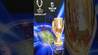 Trophy Tour UEFA Super Cup 2024 in Warsaw football [upl. by Analah]