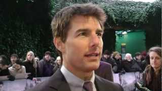 Tom Cruise Interview  Oblivion Premiere [upl. by Neram]