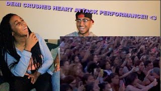 Couple Reacts  Demi Lovato quotHeart Attackquot Live Performance Reaction [upl. by Ehcram]