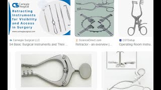 Exposing and retracting surgical instruments [upl. by Nipahc]