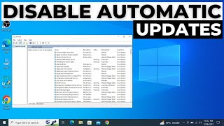 How to Turn off Automatic Updates on Windows 10  Disable Windows 10 Updates [upl. by Dash]