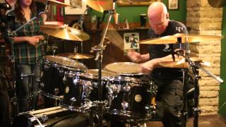 Chris Slade ACDC playing drums [upl. by Idid]