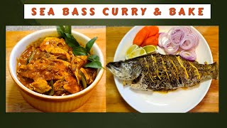 How to Cook Sea Bass  Sea Bass Fish Recipe Sea Bass Curry Sea Bass Bake seabass [upl. by Joseito]