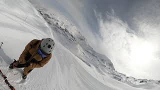 Val Thorens Day 2 Run From VT33 Cime Caron [upl. by Otxis]