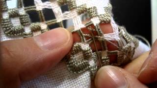 Hardanger Embroidery Lesson 10 Doves Eye Part 1 [upl. by Ot290]