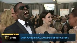 Sterling K Brown Fangirls Over Rachel Brosnahan [upl. by Annamarie533]