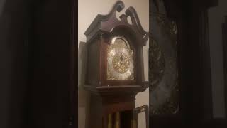 1895 Grandmother Clock Chiming 12 [upl. by Ninahs336]