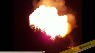 Nabors 9 Blowout Video [upl. by Odrick]