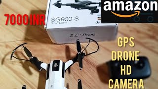 Best HD Camera Drone  SG900 S GPS drone  First in India  Amazon 7000 INR  No customs problem [upl. by Yannodrahc]