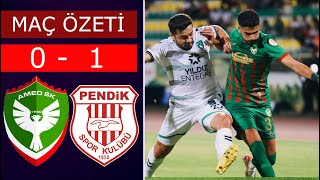 Amedspor  Pendikspor MAÇ ÖZETİ  TFF 1 Lig 2425 [upl. by Affer]