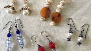 Beginner Jewelry Making 2 Simple Earring [upl. by Ainitsirhc]