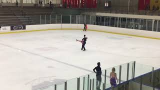 HubbellDonohue  SD practice  2017 US International Figure Skating Classic [upl. by Currie690]