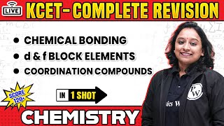 Chemical Bonding amp Other Chapters in 1 Shot  Chemistry  KCET Complete Revision  120 Fixed Marks🔥 [upl. by Gavan541]