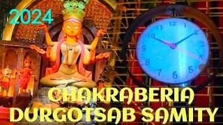 CHAKRABERIA DURGOTSAB SAMITY DURGA PUJA 2024 [upl. by Arok125]