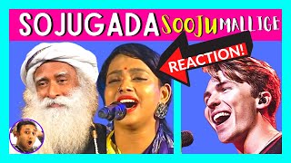 Sojugada Sooju M REACTION ft JUSTIN Burke VOCAL Coach  Yogi Vish Reacts  SADHGURU REACTION [upl. by Tamas]